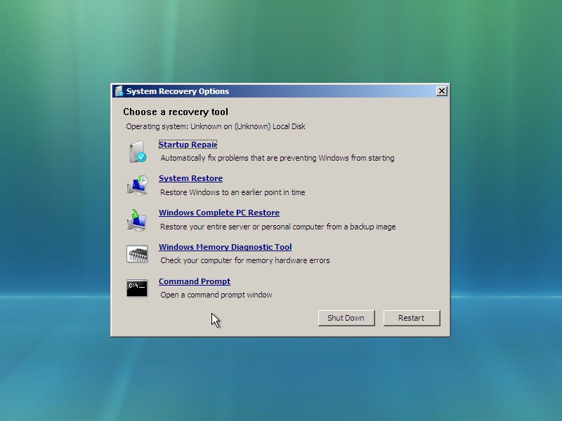 How To System Restore Vista To Factory Settings